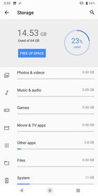 Software Sony Xperia XZ3