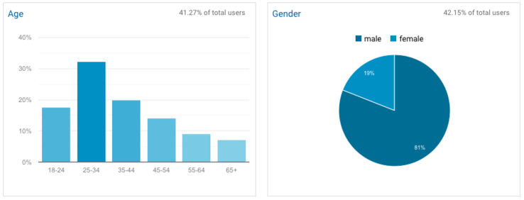 Google Analytics Demographics