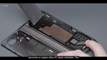 Vivo X Fold3 Pro: Die neue Vapor-Chamber aus Kupfer.