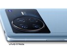 Das Vivo X Note, hier in edler, blauer Lederoptik, wird ein riesiges Kamera-Flaggschiff mit Alert-Slider wie ihn sonst nur Apple und OnePlus bieten.