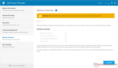 Längere Akkulaufzeit durch reduzierte CPU-Performance oder Helligkeit