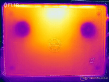 Oberflächentemperaturen Stresstest (Unterseite)