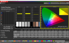CalMAN ColorChecker kalibriert