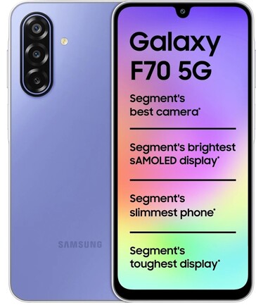 Samsung Galaxy F70 5G in