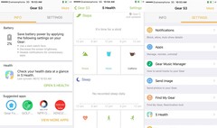 Neue Gear Fit und Gear S-Apps von Samsung erlauben die eingeschränkte Verwendung unter iOS.