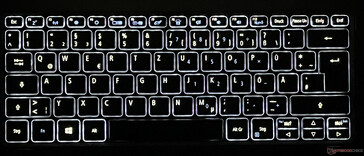 Acer TravelMate Spin P4 - Tastenbeleuchtung