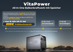 Der Balkonkraftwerkspeicher VitaPower von Alpha ESS startet mit einer tollen Aktion in den Vorverkauf. (Bild: Alpha ESS)