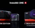 Insta360 One R Actionkamera mit 1-Zoll-Sensor und Wechselobjektiven von Leica.