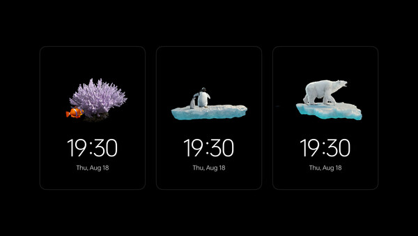 ColorOS 13: Das Always-On Display "Homeland"