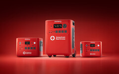 Die Jackery HomePower 2000 Plus v2 Red Cross Edition, die Jackery HomePower 3600 Plus Red Cross Edition und die Jackery HomePower 1000 Plus v2 Red Cross Edition