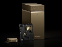 Die Nvidia DGX Station (rechts) bringt die Leistung eines KI-Supercomputers auf den Desktop. (Bildquelle: Nvidia)