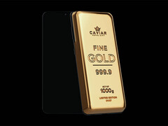 Das Gehäuse vom Caviar Goldphone besteht aus einem Kilogramm Feingold. (Bild: Caviar)