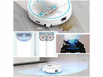 Es kommen keine rotierenden Wischmopps zum Einsatz, sondern ein schwingendes Tuch (Bildquelle: Sichler Exclusive)