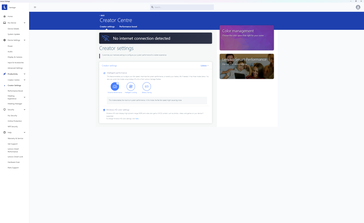 Die Energieprofileinstellungen befinden sich in den Untermenüs Produktivität und Creator Center