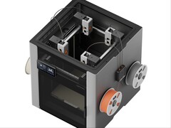 LightMake L4 3D-Drucker mit vier Druckköpfen