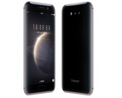 Oben und auf den Seiten ist das Honor Magic sowohl hinten als auch vorne abgerundet.