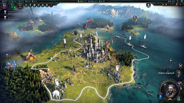 Eine Karte in Age of Wonders 4