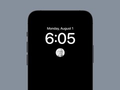 Das Always-On-Display des iPhone 14 Pro zeigt offenbar kein Bild an, wenn keines von Apples Standard-Hintergrundbildern gewählt wird. (Bild: @rhogelleim)