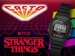 Die zweite Stranger-Things-Kollaborationsuhr von Casio soll angeblich vorbereitet werden und diesmal auf dem Klassiker DW-5600UE basieren. (Bildquelle: Casio / bearbeitet von Notebookcheck)