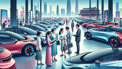 China E-Auto-Markt: Deutsche Premiumhersteller BMW, Mercedes, Audi & Porsche verlieren drastisch (Bildquelle: DallE3)