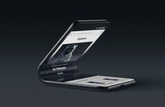 Das Samsung Galaxy F, hier in einem Konzeptbild, soll auf der heute beginnenden SDC erstmals gezeigt werden.