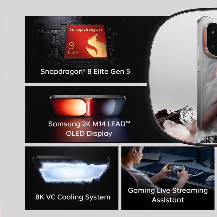 Die wichtigsten Merkmale der iQoo 15 Apex Edition.