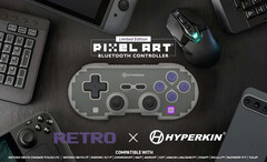 Der Hyperkin Pixel Art Wireless Controller ist praktisch ein modernes SNES-Gamepad (Bildquelle: Hyperkin)
