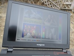 Im Freien an einem bewölkten Tag