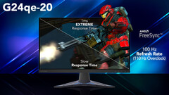 Lenovo präsentiert mit Legion Y25-30, G27qe und G24qe drei neue Gaming-Monitore auf der CES 2022. (Bild: Lenovo)