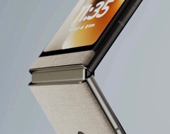 Das Motorola Razr 70 setzt auf eine Rückseite mit Stoff-Textur.