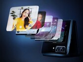 Das Motorola Razr 2022 bietet ein größeres Zweitdisplay als sein Vorgänger, wodurch viele Features komfortabler genutzt werden können. (Bild: Motorola)