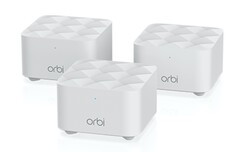 Netgears neue Orbi-Router kommen im Dreierpack mit einem Router und zwei Satelliten. (Bild: Netgear)