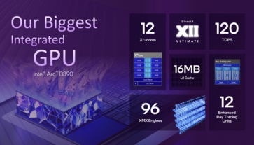 Intel Arc B390 Übersicht (Quelle: Intel)