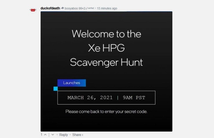 Die Hinweise führen auf eine Webseite, die eine Schnitzeljagd ankündigt. (Bild: @duckofdeath)