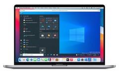 Der Apple M1 ARM-SoC übertrifft Intel nun sogar beim Ausführen von Windows 10. (Bild: Parallels Desktop)