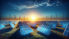 Forscher der Kyoto University haben die erste magnetisch steuerbare BPVE-Solarzelle gebaut. (Bildquelle: DallE3)