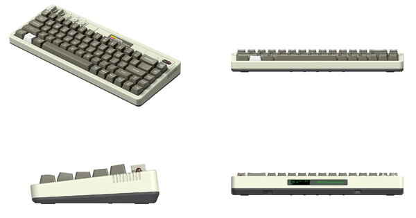Das Design der 8BitDo Retro 68 Tastatur AP50th Limited Edition ist vom Apple II inspiriert