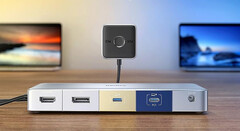 Die Anker 554 USB-C Docking Station (KVM-Switch) ist hierzulande in den Verkauf gestartet. (Bild: Amazon)