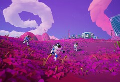 Das Spiel „Astroneer” ist ein Science-Fiction-Survival-Crafting-Game mit Koop-Modus für bis zu vier Spieler und vielen leuchtenden Farben. (Bildquelle: Steam)