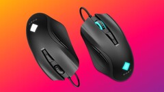 Das neue Omen-Logo kann bei beiden Mäusen in einer Farbe nach Wunsch beleuchtet werden. (Bild: HP)