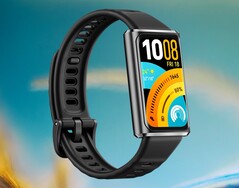 Das Huawei Band 11 Pro setzt auf ein modernes Design mit abgerundetem Aluminium-Gehäuse.
