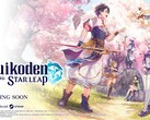 Haupt-Key-Art für „Suikoden Star Leap“ von Konami.
