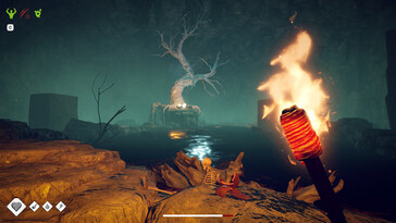 Eine Höhle in Survival: Fountain of Youth.