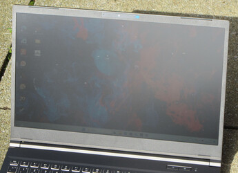 Das Apex 15 im Freien.