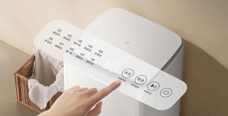 Die Bedienung ist über Touch-Felder möglich