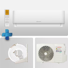 Die Split Klimaanlage Hantech 9000 BTU ist derzeit mit 30% Rabatt bei Actec Solar erhältlich
