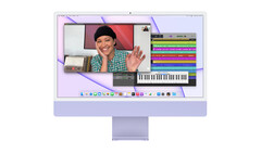 Der 24 Zoll iMac bietet zwar den M1, aber auch viele Einschränkungen, die das Gerät für Profis uninteressant machen. (Bild: Apple)
