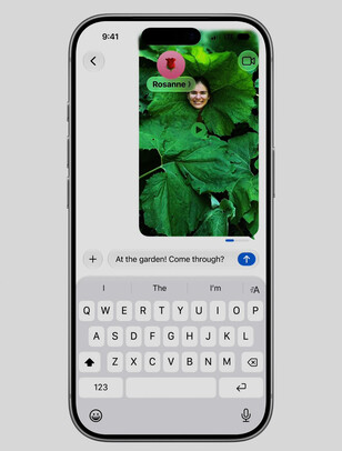 Ein Ladebalken in der Nachrichten-App zeigt, wann eine Datei fertig hochgeladen wurde.