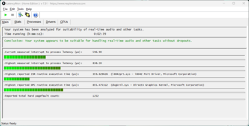 LatencyMon - Übersicht