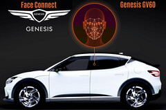 Genesis GV60 (2023) mit Weltneuheit: Elektro-SUV erkennt Fahrer via Gesichtserkennung Face Connect.